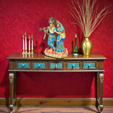 Handcrafted Radha Krishna Brass Idol | Spiritual Home & Pooja Décor