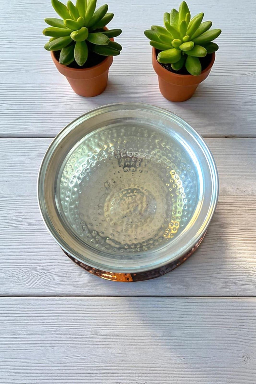 Hammered Brass Handi with Lid – Traditional Indian Cookware | Handcrafted Heritage Cookware by CraftedHomes