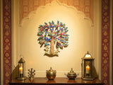 Brass Kalpavriksha Wall Hanging – Tree of Life, Indian Decor