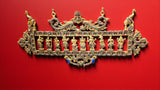 Brass Dasavatar Wall Hanging – Handcrafted Indian Vishnu Temple Art