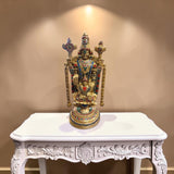 Lord Balaji Premium Brass Idol – 13 Inches | 2.8 Kgs | Housewarming & Spiritual Gift