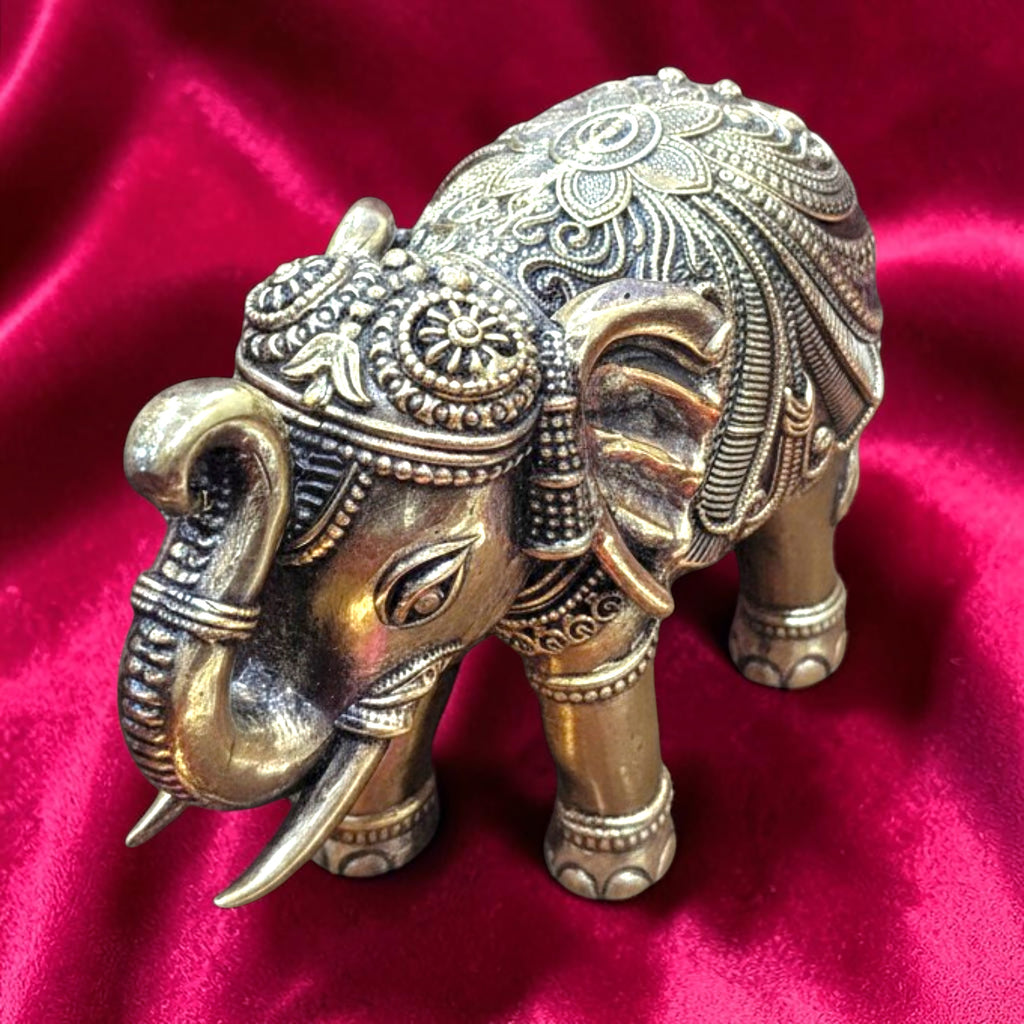 Diwali Hamper S1 – Royal Prosperity Brass Elephant Gift Set