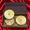 Diwali Hamper S3 – Royal Heritage Brass Dry Fruit Gift Set