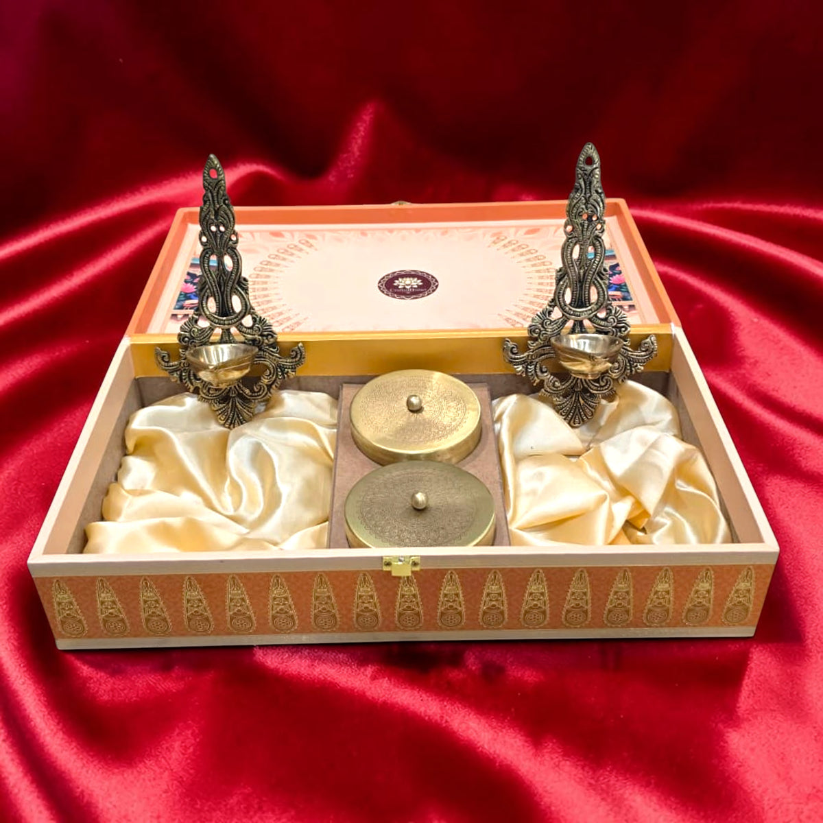 Royal Heritage Diwali Hamper 4 – Traditional Brass Gift Set