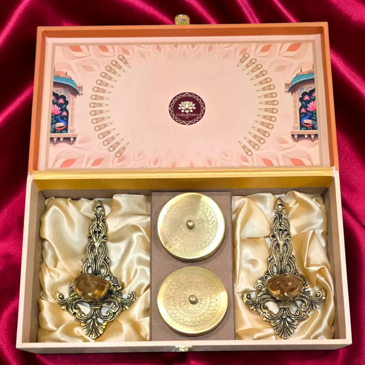 Royal Heritage Diwali Hamper 4 – Traditional Brass Gift Set