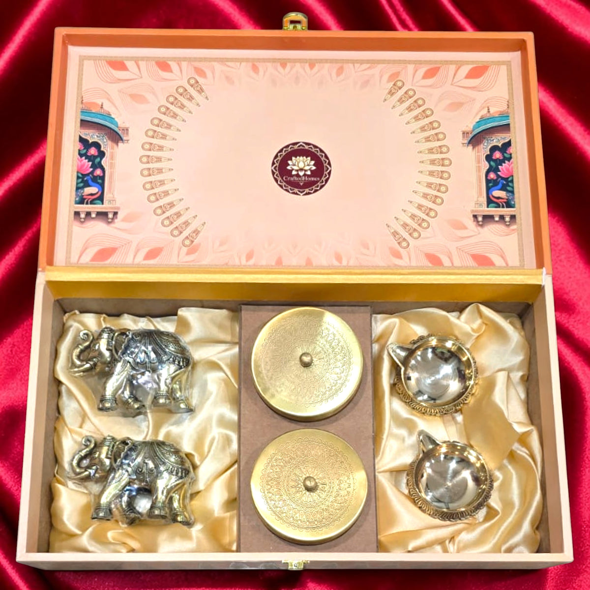 Royal Heritage Diwali Hamper 2 – Traditional Brass Gift Set